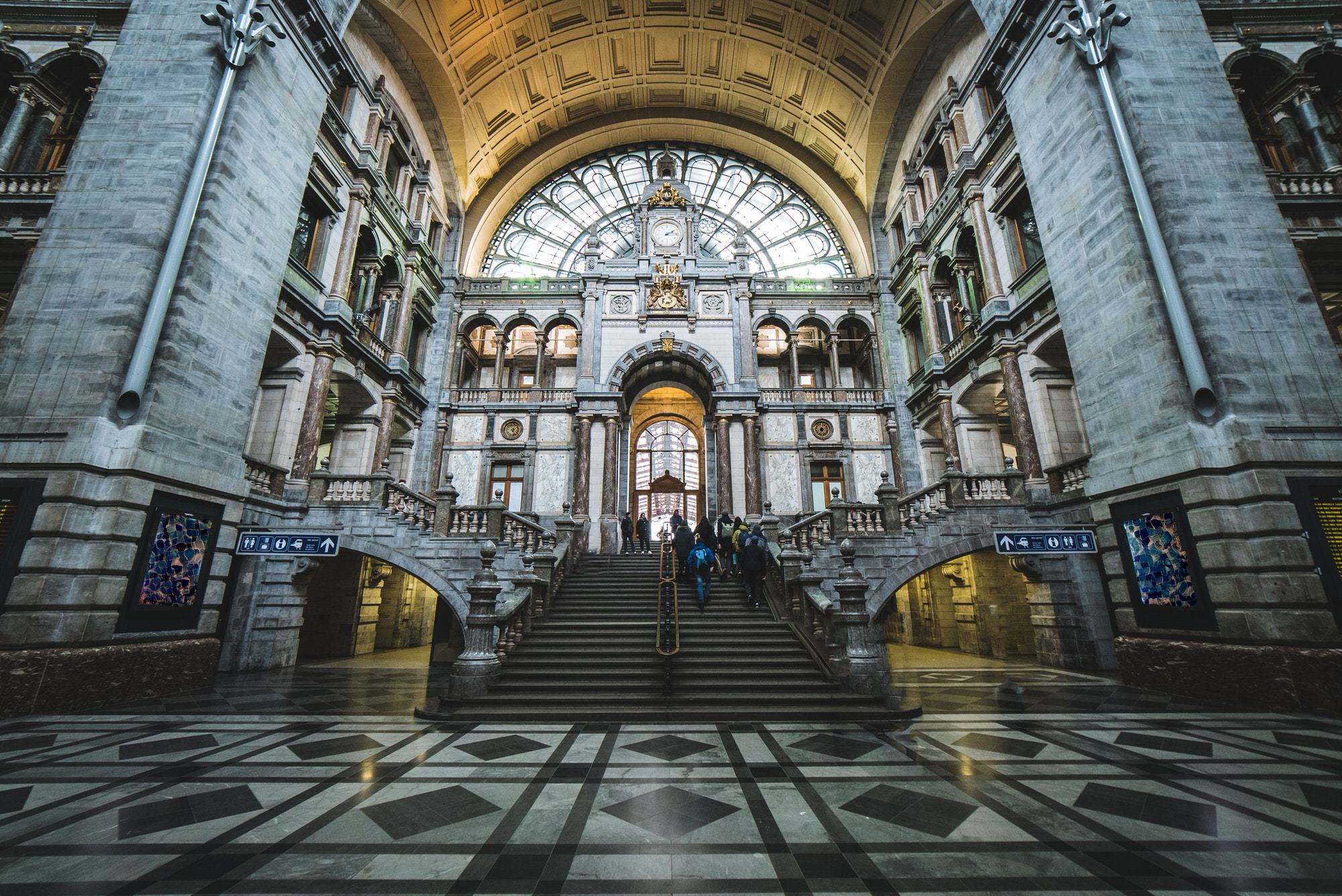 La gare centrale à Anvers