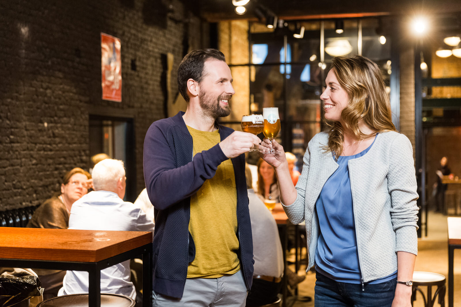 Interaktive Tour in die Brauerei De Koninck