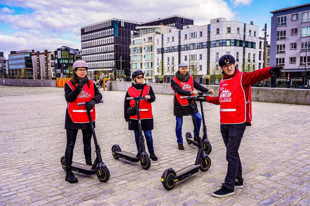 E-Scooter Tour: Antwerpener Highlights