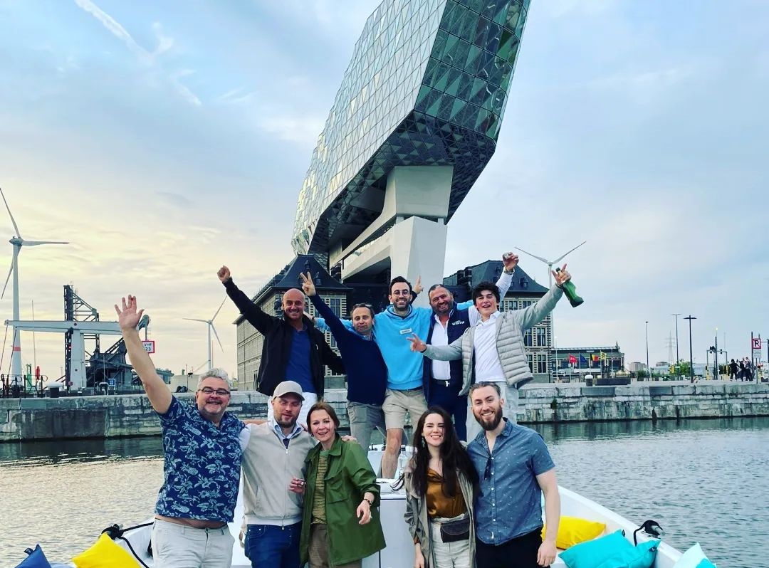Croisière dans le port de la vieille ville d’Anvers