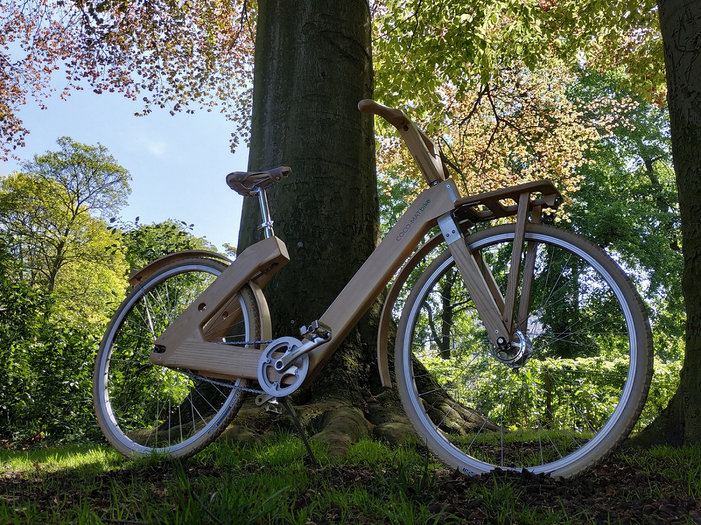 Antwerp Eco tour op houten fietsen