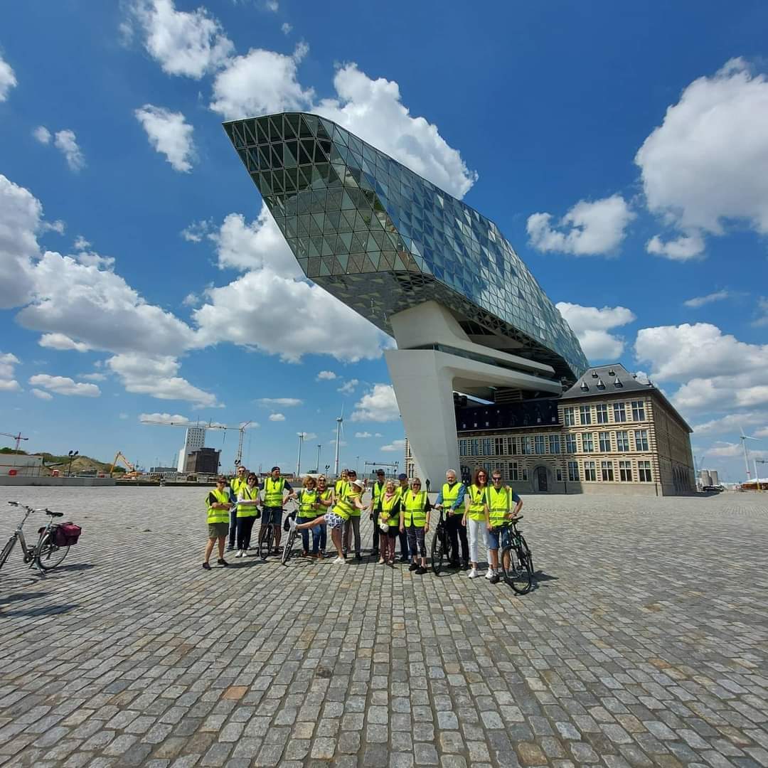 Strolling along the river Scheldt